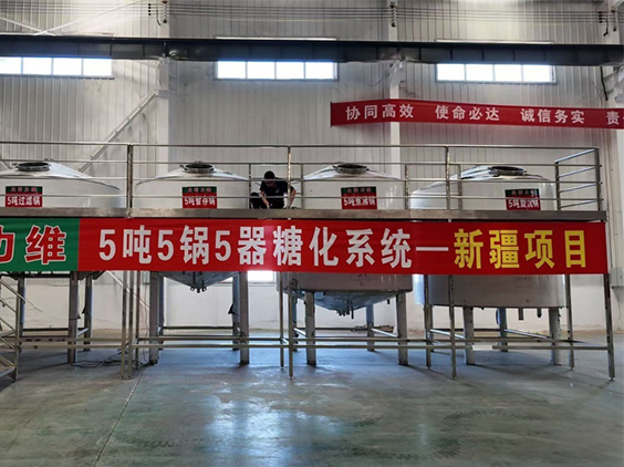 渭南精酿啤酒设备厂—5吨精酿啤酒设备—新疆项目